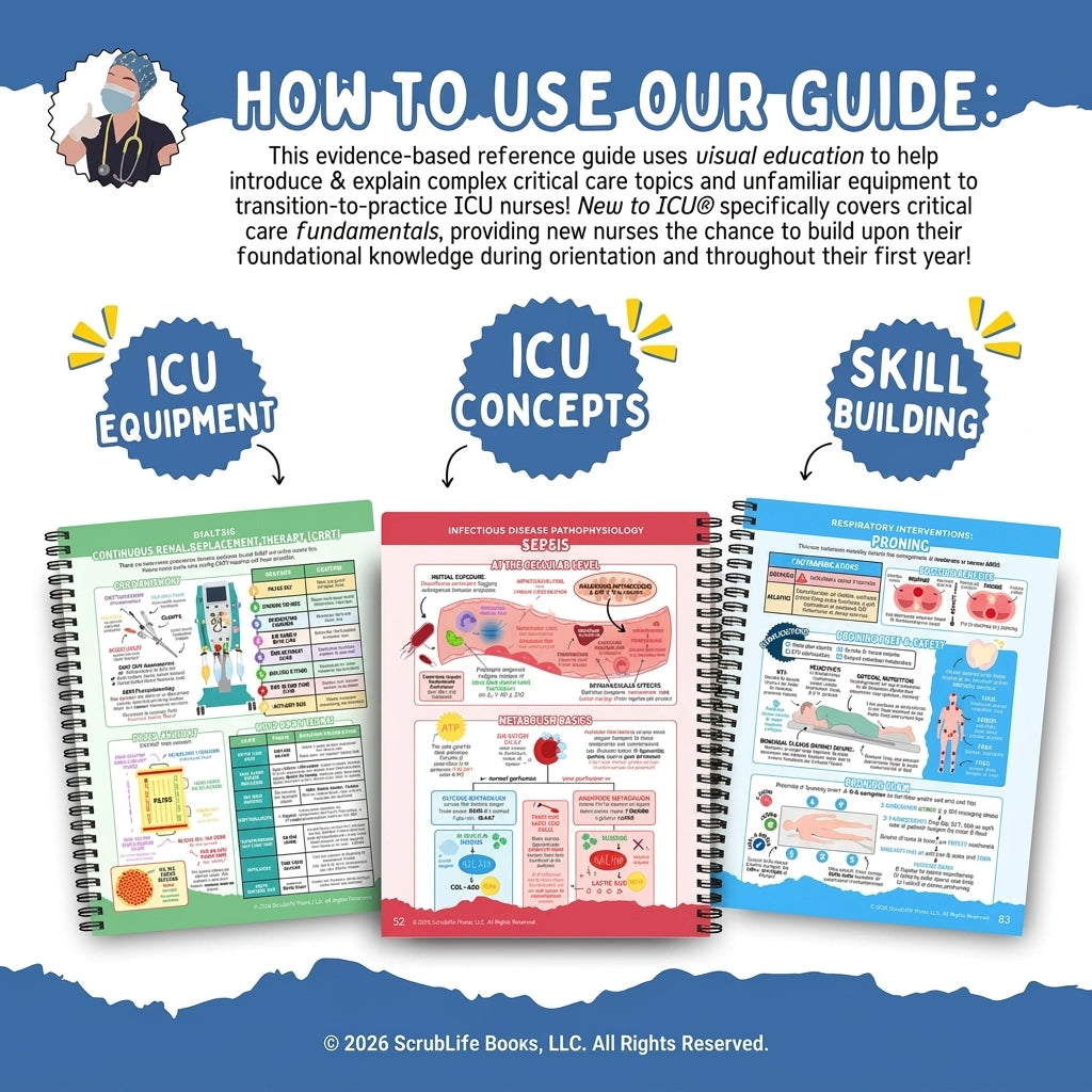 ICU Essentials : A Visual Guide to Critical Care Nursing